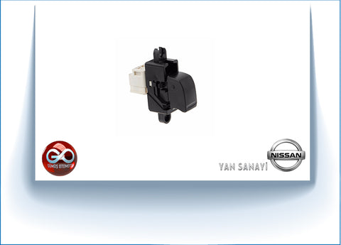 25411-0V000<br>ARKA KAPI CAM AÇMA DÜĞMESİ<br>ALMERA = N16E = QG15DE = 1500 cc = BENZİNLİ - Gümüş Otomotiv