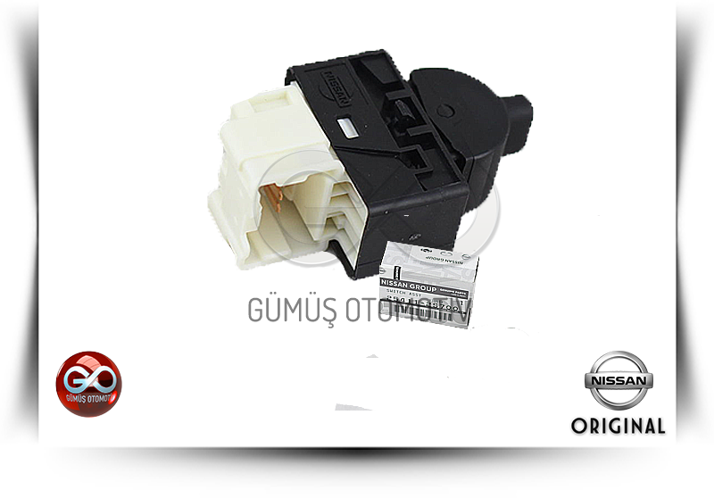 25411-2S700<br>ARKA KAPILAR CAM AÇMA DÜĞMESİ<br>PICK UP = ND22 = YD25DDTI = 2500 cc = DİZEL - Gümüş Otomotiv