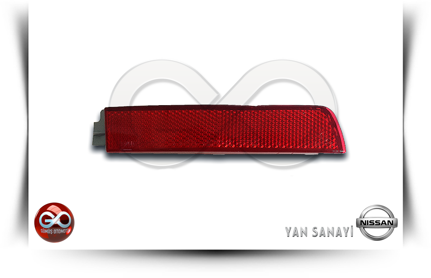 26565-5C000<br>ARKA TAMPON REFLEKTÖRÜ>>1.VRSYN>>SOL<br>JUKE>>F15E >>MR16DDT>>1600 cc >>TURBO BENZİNLİ - Gümüş Otomotiv