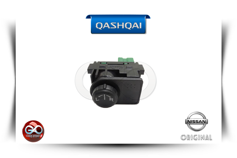 25570-JD00A<br>DIŞ DİKİZ AYNALAR KUMANDA DÜĞMESİ<br>QASHQAI | J10E - Gümüş Otomotiv