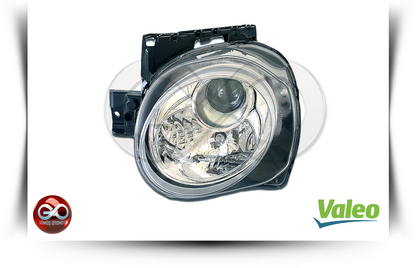 Valeo far camı ve reflektörlü, şeffaf camlı ön far düzeni