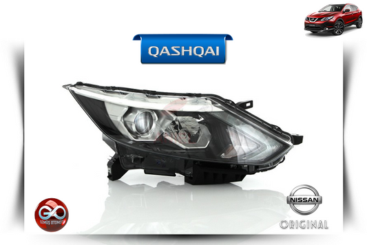 26010-4EH0A<br>KOMPLE FAR "SAĞ - HALOGEN"<br>QASHQAI - J11E - Gümüş Otomotiv