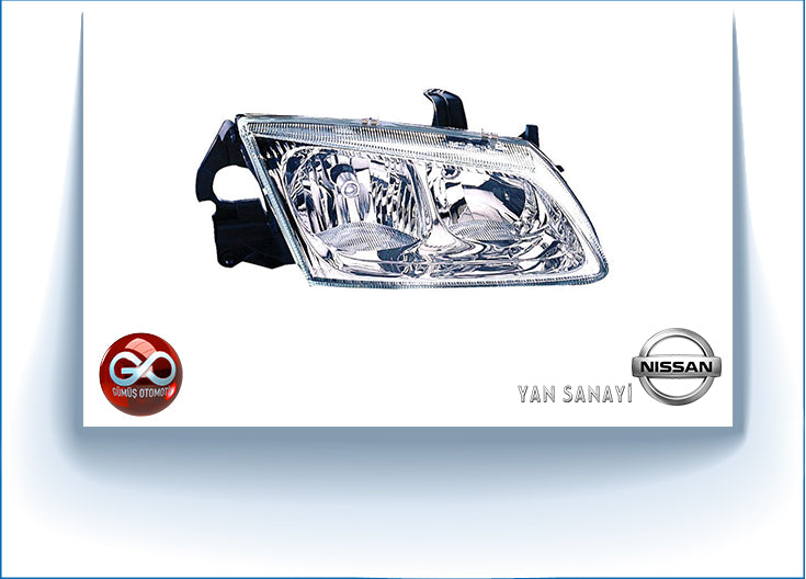 26010-BN025<br>KOMPLE FAR >>SAĞ<br>ALMERA >>N16E >>QG15DE >>1500 cc  BENZİNLİ - Gümüş Otomotiv