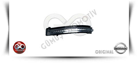 26160-4BA0A<br>DIŞ DİKİZ AYNA SİNYAL LAMBASI "SAĞ"<br>QASHQAI = J11E = K9K = 1500 cc = DİZEL - Gümüş Otomotiv