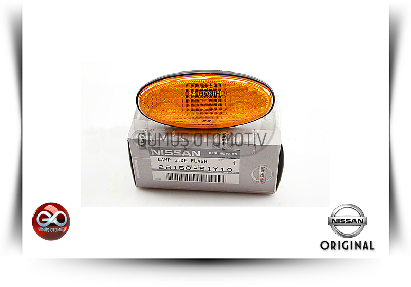 26160-61Y10<br>ÖN ÇAMURLUK KEDİGÖZÜ SİNYAL LAMBASI<br>PICK UP = ND22 = YD25DDTI = 2500 cc = DİZEL - Gümüş Otomotiv