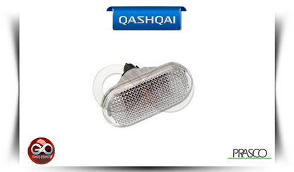Oval şeffaf uyarı lambası merceği, PRASCO marka, noktalı yüzey