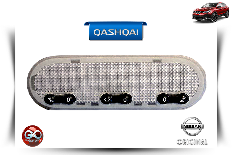 26430-4EA0D<br>KOMPLE HARİTA OKUMA LAMBASI<br> QASHQAI - J11E - Gümüş Otomotiv