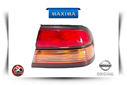 Nissan Maxima sağ stop lambası: kırmızı ve turuncu reflektörlü arka far