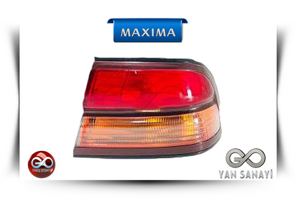 Nissan Maxima sağ stop lambası, kırmızı-turuncu bölmeli arka far (yan sanayi)