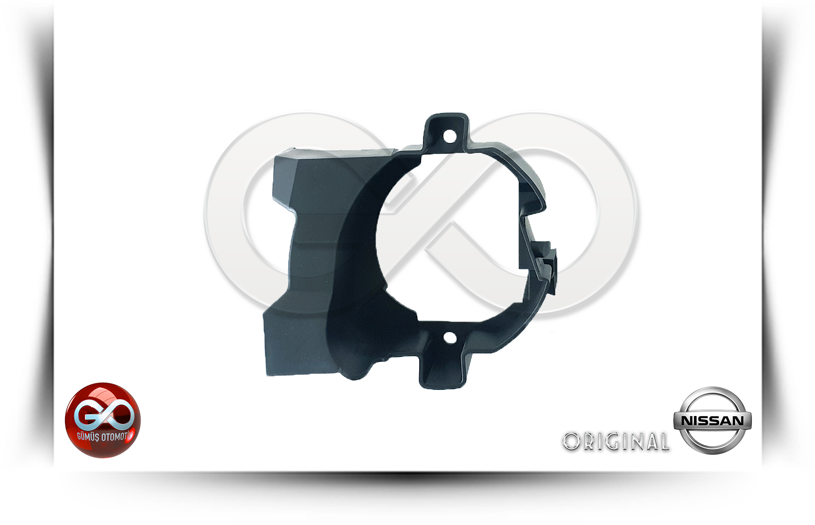 26915-BR00A <br>ÖN TAMPON SİS FARI YUVASI "2. VRSYN - SOL"<br>QASHQAI - J10E - Gümüş Otomotiv