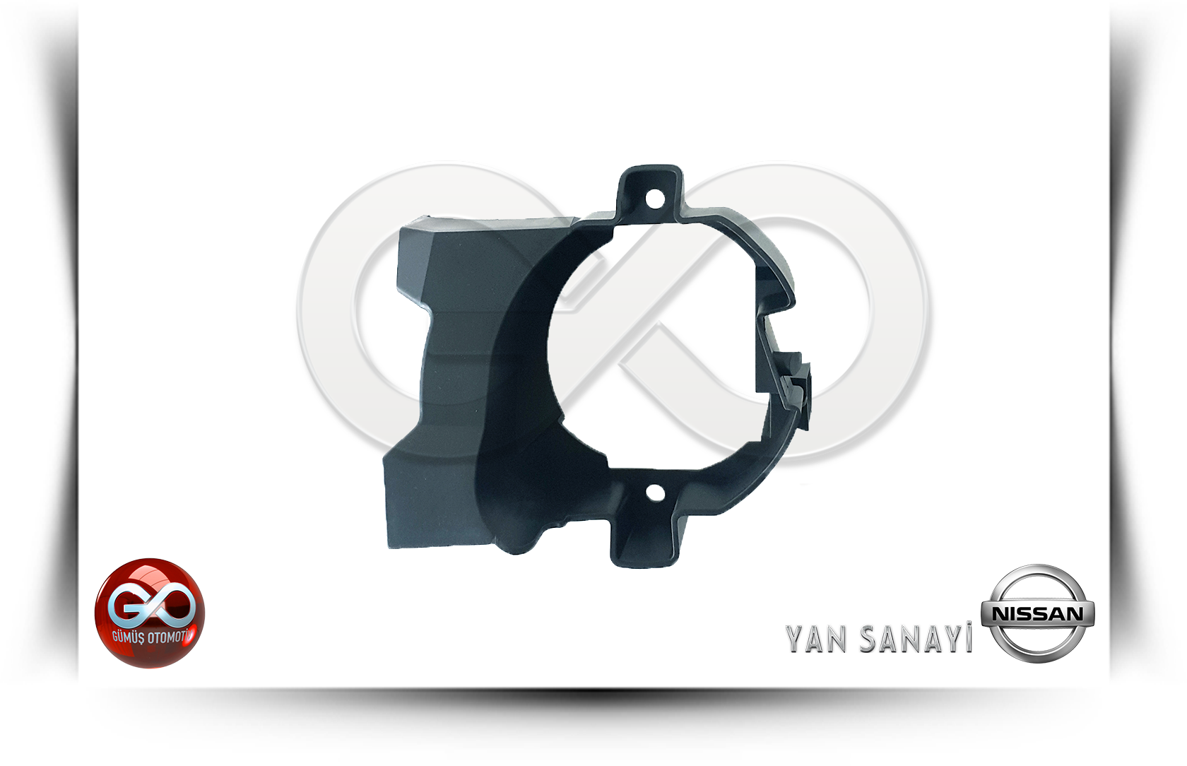 26915-BR00A <br>ÖN TAMPON SİS FARI YUVASI "2. VRSYN - SOL"<br>QASHQAI - J10E - Gümüş Otomotiv