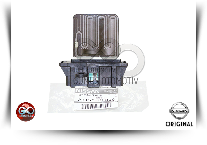 27150-8H300<br>KLİMA-KALORİFER FAN ÜFLEME RÖLESİ<br>QASHQAI | J10E | HR16DE | 1600 cc  BENZİNLİ - Gümüş Otomotiv