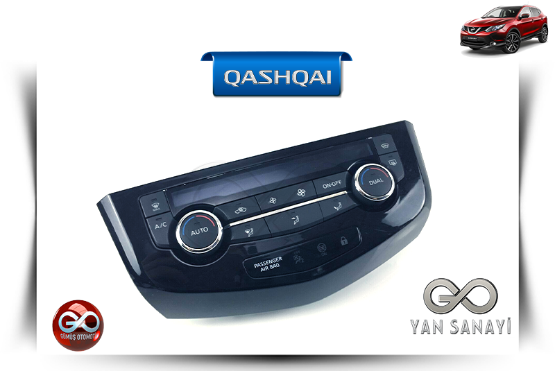 27500-4BE0D<br> KLİMA - KALORİFER KONTROL PANELİ<br> QASHQAI-J11E-R9M-1600 cc DİZEL - Gümüş Otomotiv