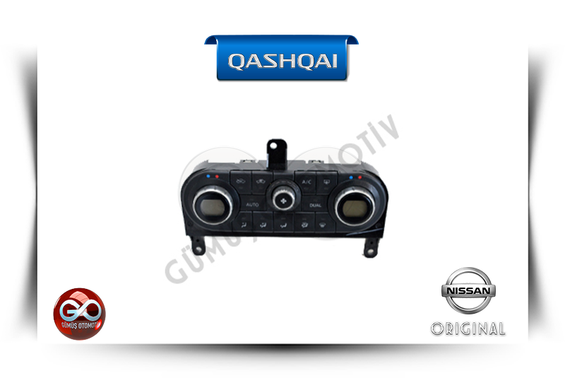 27500-JD01B<br>KOMPLE KLİMA / KALORİFER KUMANDA PANOSU "OTOMATİK"<br>QASHQAI - J10E - Gümüş Otomotiv