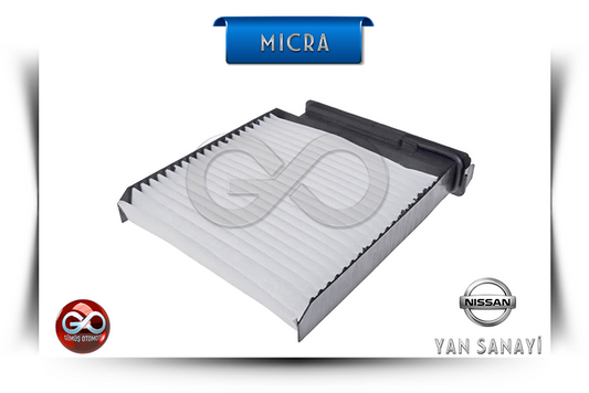 27891-AX010<br>POLEN FİLTRESİ <br>MICRA = K12E = CR12DE = 1200 cc = BENZİNLİ - Gümüş Otomotiv