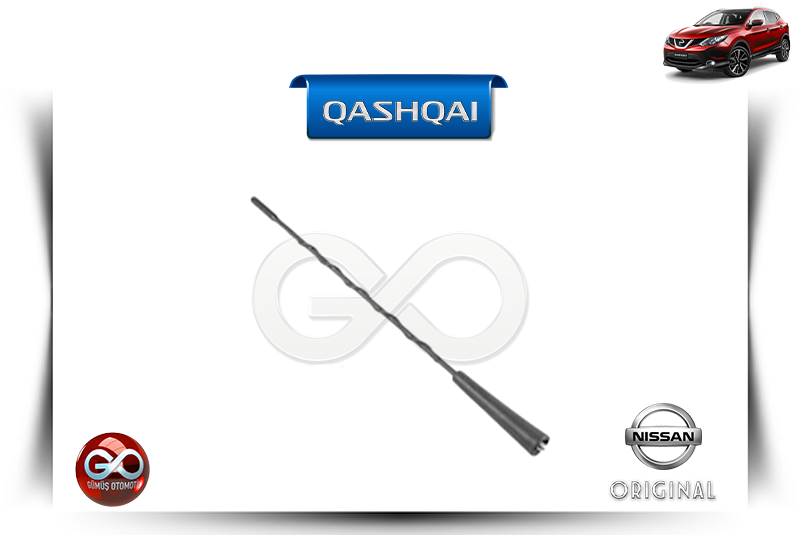 28220-3VU0A<br> ANTEN ÇUBUĞU<br> QASHQAI - J11E - Gümüş Otomotiv