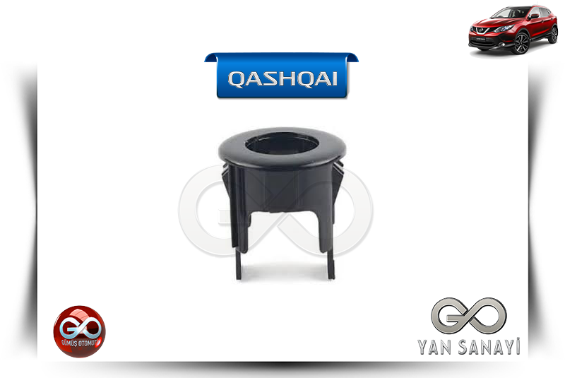 28533-4EA0A <br>PARK SENSÖRÜ KAPAĞI <br> QASHQAI - J11E - Gümüş Otomotiv