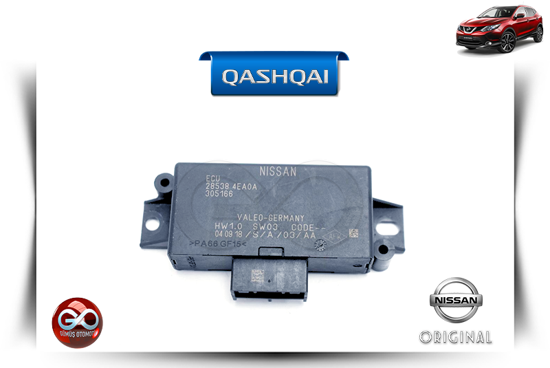 28538-4EA0A<br> PARK MESAFE KONTROL MODÜLÜ<br> QASHQAI - J11E - Gümüş Otomotiv