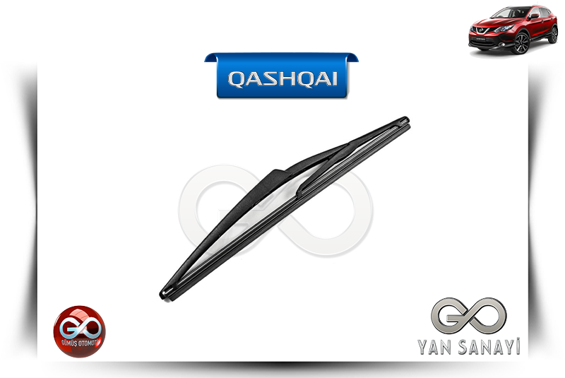 28790-4EA0A<br> ARKA CAM SİLECEK SÜPÜRGESİ<br> QASHQAI - J11E - Gümüş Otomotiv