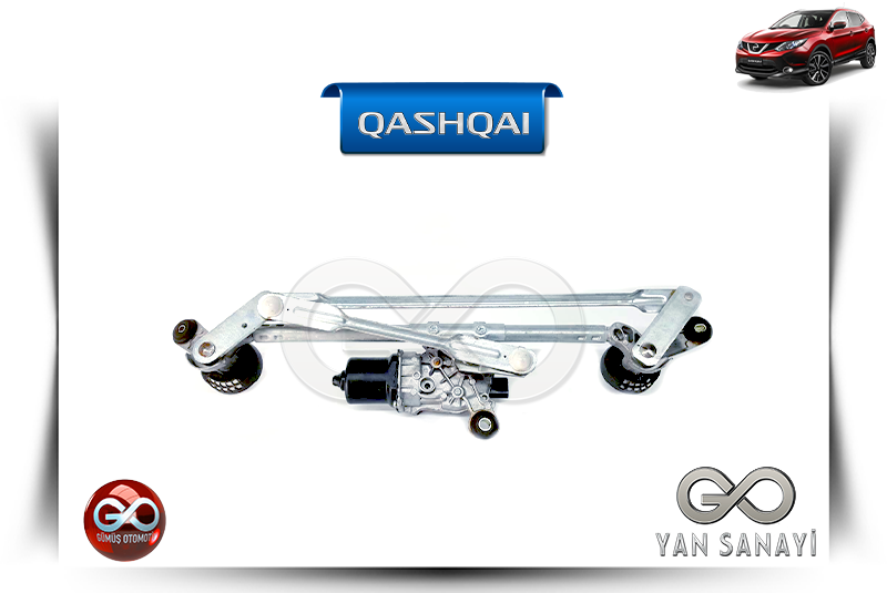 28800-4EH0A<br> ÖN CAM SİLECEK MOTORU<br> QASHQAI - J11E - Gümüş Otomotiv