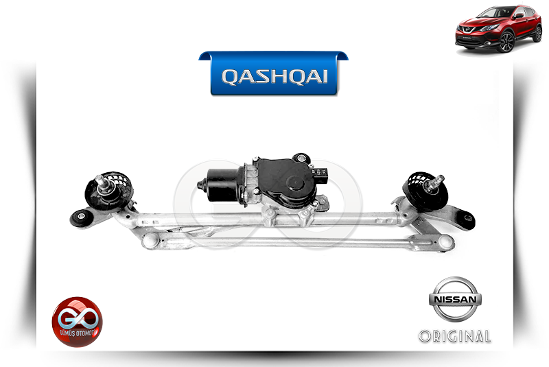 28800-4EH0A<br> ÖN CAM SİLECEK MOTORU<br> QASHQAI - J11E - Gümüş Otomotiv