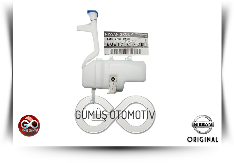 28910-2S400<br>KOMPLE ÖN CAM SU FISKİYE DEPOSU<br>PICK UP = D22 = TD27 = 2700 cc = DİZEL - Gümüş Otomotiv