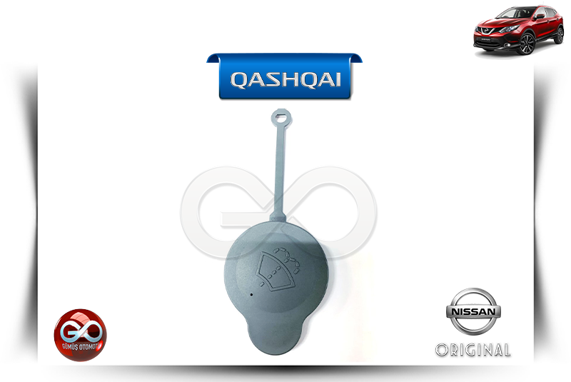 28913-4EA0A<br> CAM SİLECEK SU FISKİYE DEPO DOLUM BORUSU KAPAĞI<br> QASHQAI - J11E - Gümüş Otomotiv