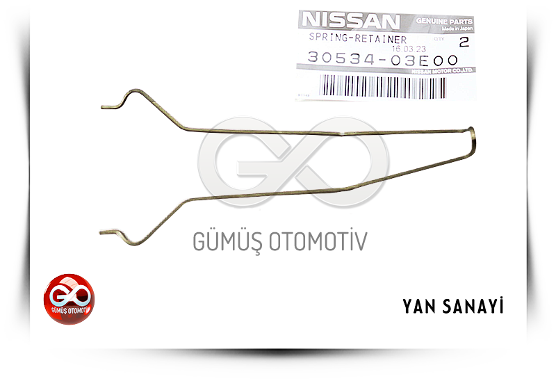 30534-03E00<br>DEBRİYAJ ÇATAL YAYI<br>PICK UP = ND22 = YD25DDTI = 2500 cc = DİZEL - Gümüş Otomotiv