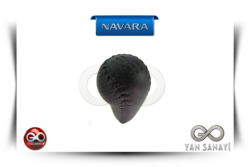 Navara topuzu: dokulu koyu renk düğme/parça, vida tabanlı