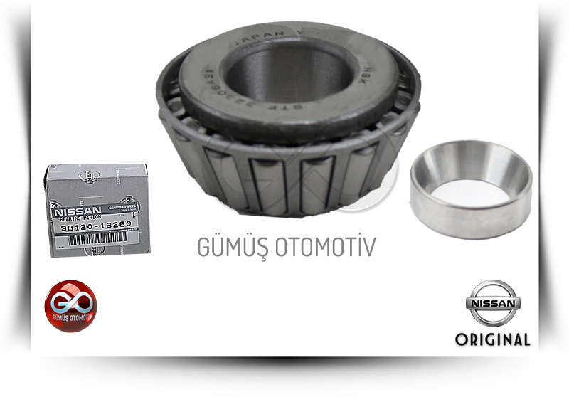 38120-13201<br>AYNA MAHRUTİ ÖN RULMANI<br>PICK UP = ND22 = YD25DDTI = 2500 cc = DİZEL - Gümüş Otomotiv