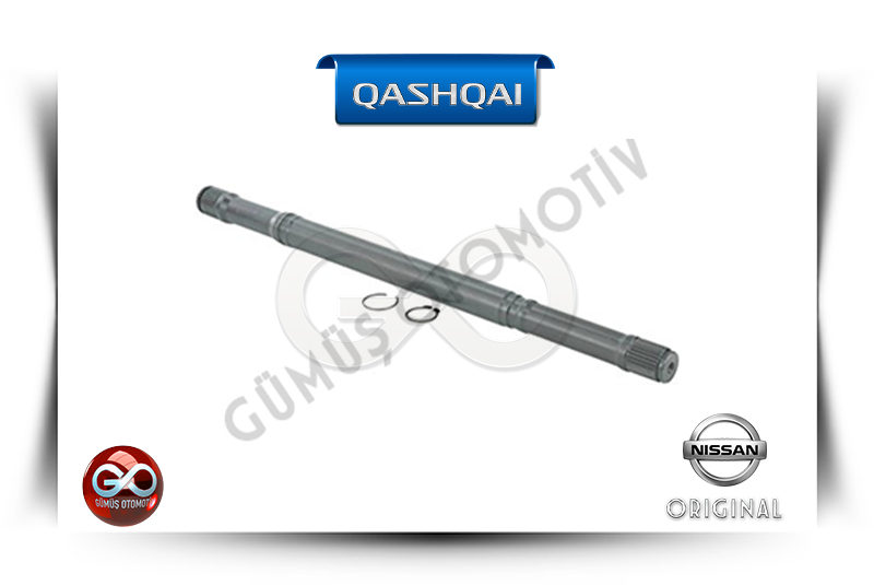 39204-JD02B gri silindirik metal mil