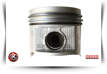 Gümüş piston parçası, yan yüzey ve segman kanalları