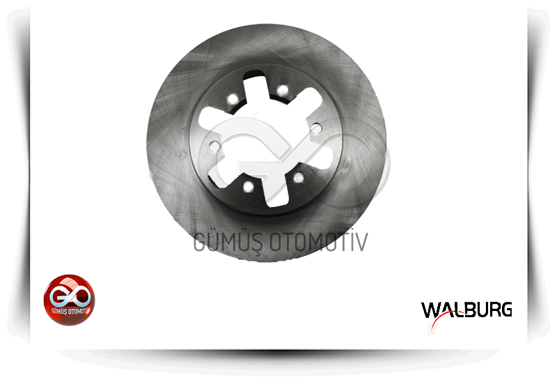 WALBURG ön fren diski, başka açıdan metal disk