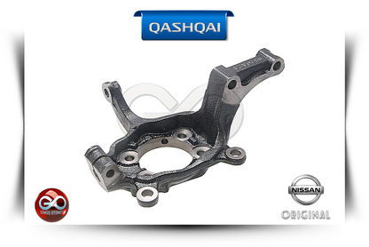 QASHQAI ön aks metal mafsal taşıyıcı, cıvata delikli, siyah gri kaplamalı
