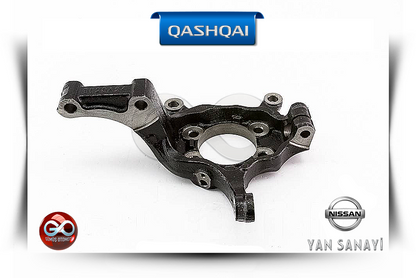 QASHQAI ön aks metal taşıyıcı parça, cıvata delikli mafsal kolu, siyah gri