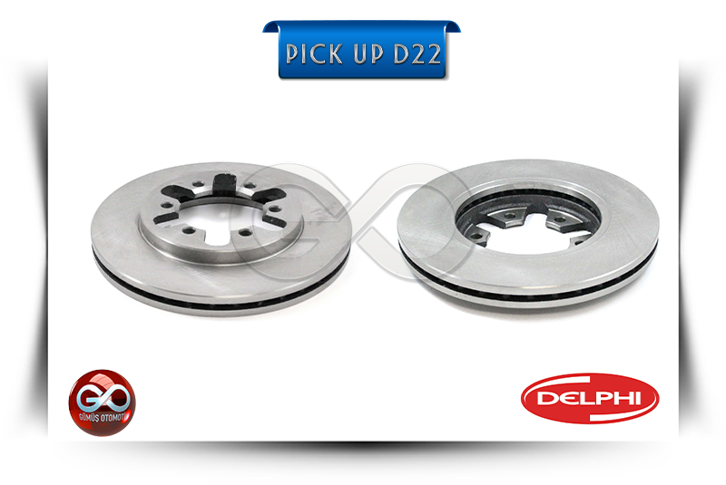 Fren diski çifti, iki disk yüzeyi DELPHI