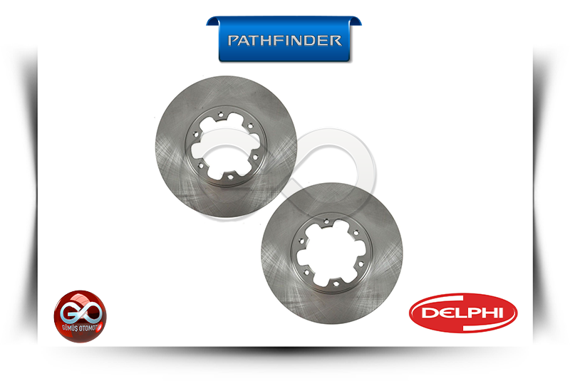 40206-0W001<br>ÖN FREN DİSK<br>PATHFINDER  = R50 = VG33E = 3300 cc = BENZİNLİ - Gümüş Otomotiv