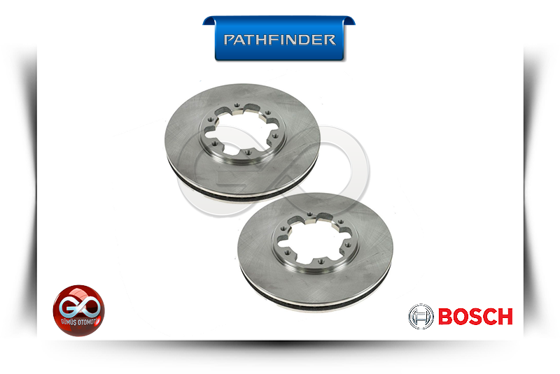 40206-0W001<br>ÖN FREN DİSK<br>PATHFINDER  = R50 = VG33E = 3300 cc = BENZİNLİ - Gümüş Otomotiv