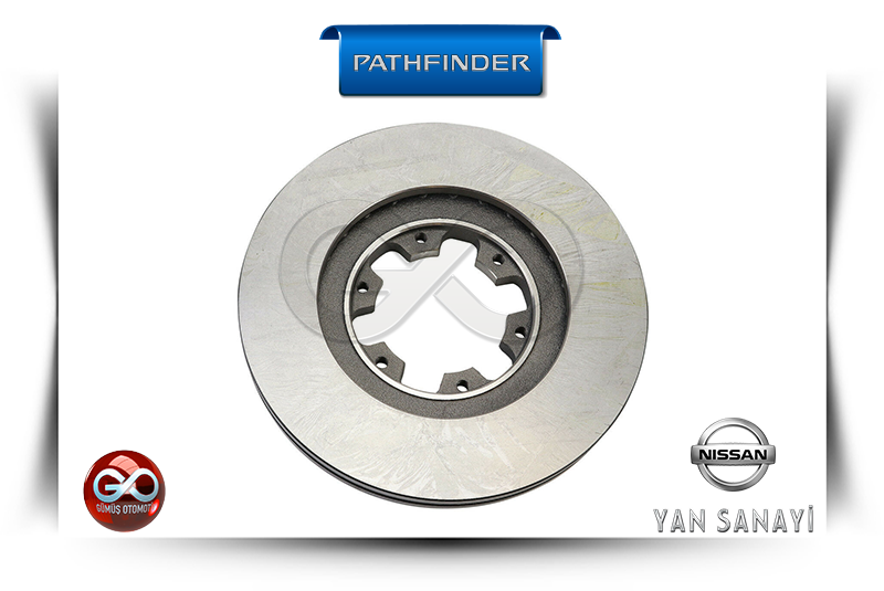40206-0W001<br>ÖN FREN DİSK<br>PATHFINDER  = R50 = VG33E = 3300 cc = BENZİNLİ - Gümüş Otomotiv