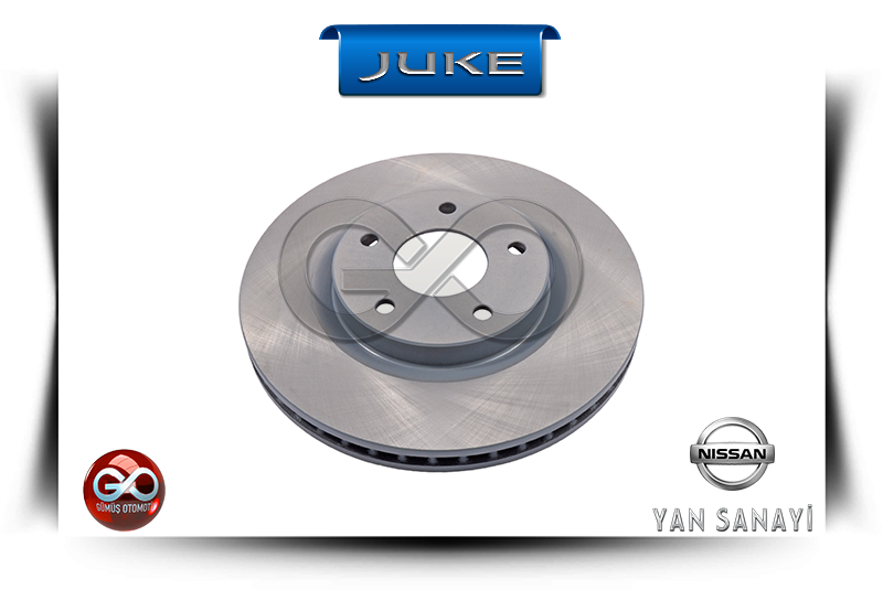 40206-1KC1A<br>ÖN FREN DİSK = TAKIM = 2 ADET =<br>JUKE = F15E = K9K = 1500 cc = DİZEL ürününün kopyası - Gümüş Otomotiv