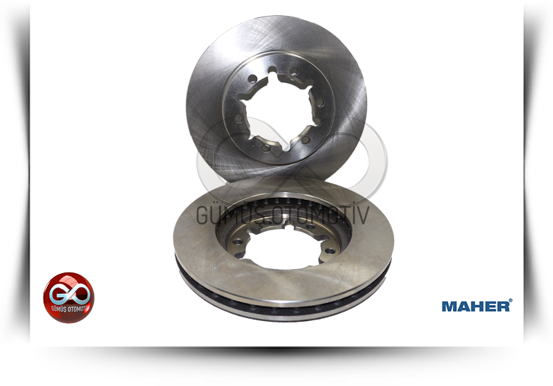 40206-1W600<br>ÖN FREN DİSKİ = TAKIM = 2 ADET<br>PICK UP = ND22 = YD25DDTI = 2500 cc = DİZEL - Gümüş Otomotiv