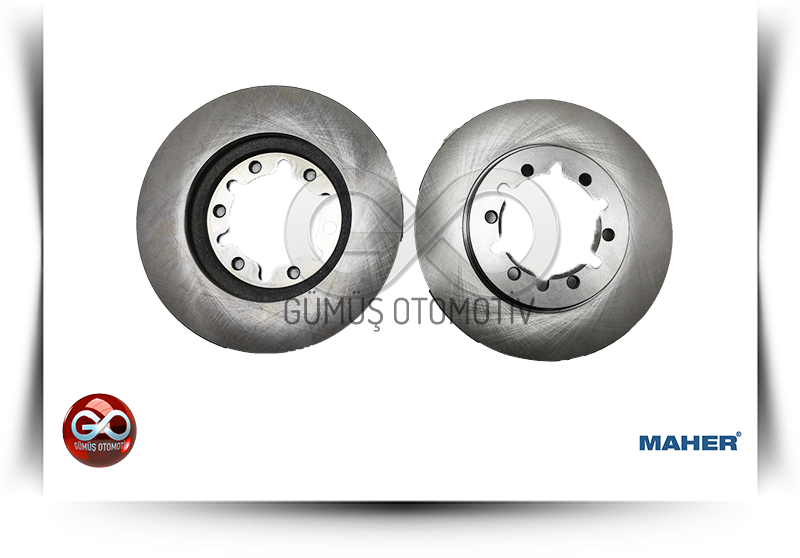 40206-1W600<br>ÖN FREN DİSKİ = TAKIM = 2 ADET<br>PICK UP = ND22 = YD25DDTI = 2500 cc = DİZEL - Gümüş Otomotiv