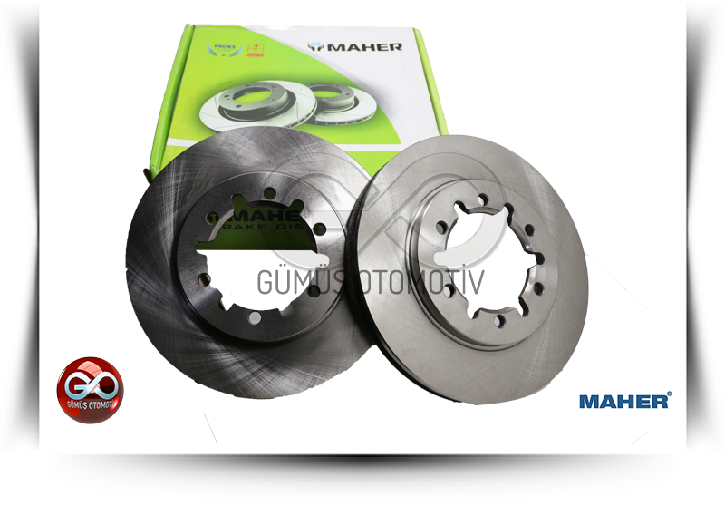 40206-1W600<br>ÖN FREN DİSKİ = TAKIM = 2 ADET<br>PICK UP = ND22 = YD25DDTI = 2500 cc = DİZEL - Gümüş Otomotiv