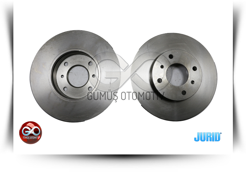 40206-2F501<br>ÖN FREN DİSKİ >>TAKIM >>2 ADET<br>ALMERA >>N16E >>QG15DE >>1500 cc >BENZİNLİ - Gümüş Otomotiv