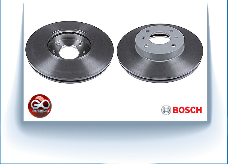 40206-2F501<br>ÖN FREN DİSKİ >>TAKIM >>2 ADET<br>ALMERA >>N16E >>QG15DE >>1500 cc >BENZİNLİ - Gümüş Otomotiv
