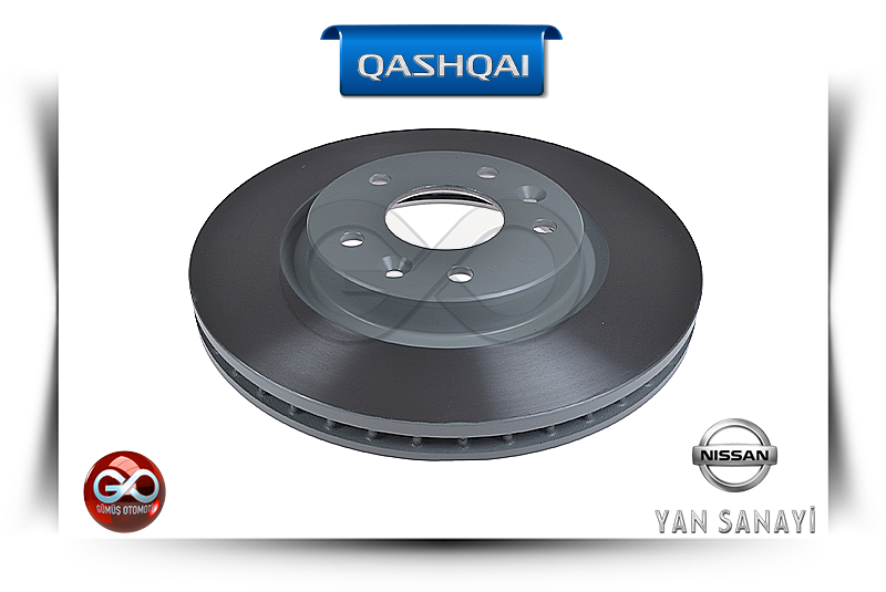 40206-4EA0A<br>ÖN FREN DİSK>>TAKIM>>2 ADET<br>QASHQAI>>J11E>>K9K>>1500 cc>>DİZEL - Gümüş Otomotiv