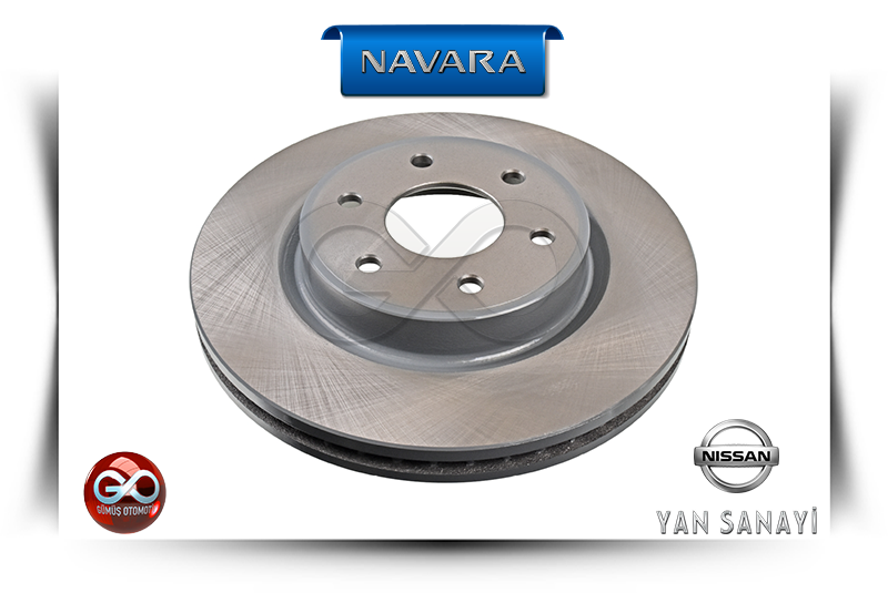 40206-4KJ1B<br>ÖN FREN DİSK<br>NAVARA>>D23 >>YS23>>2300 cc >>DİZEL - Gümüş Otomotiv