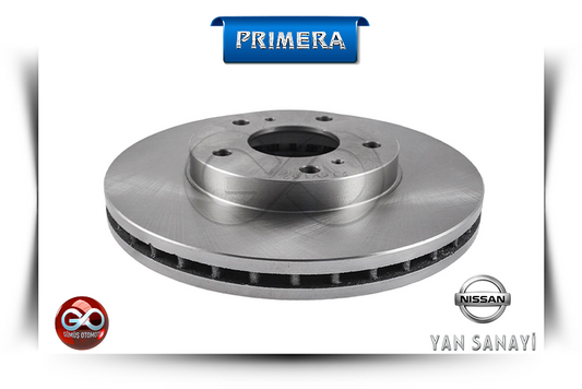 40206-4U107<br>ÖN FREN DİSKİ = TAKIM = 2 ADET<br>PRIMERA = P12E = QG16DE = 1600 cc = BENZİNLİ - Gümüş Otomotiv