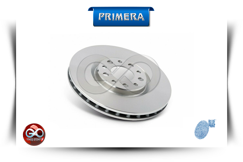 40206-4U107<br>ÖN FREN DİSKİ = TAKIM = 2 ADET<br>PRIMERA = P12E = QG16DE = 1600 cc = BENZİNLİ - Gümüş Otomotiv