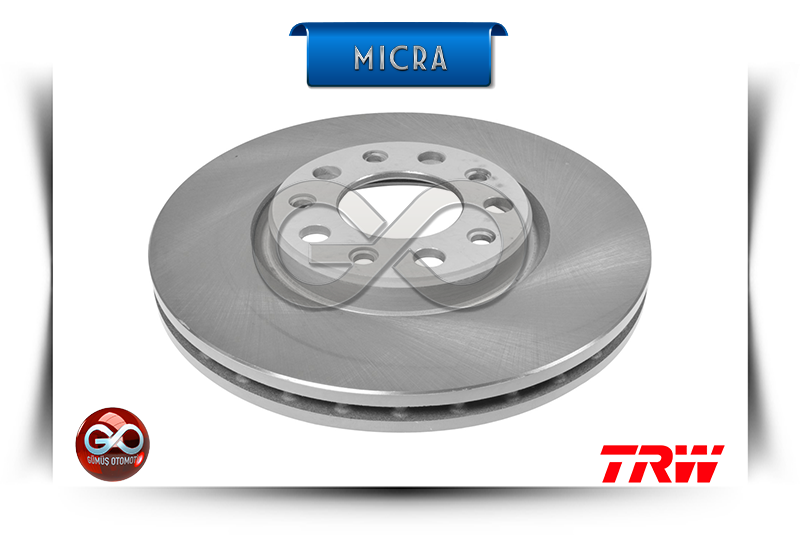 40206-AX600<br>ÖN FREN DİSKİ = TAKIM <br>MICRA = K12E = CR12DE = 1200 cc = BENZİNLİ - Gümüş Otomotiv